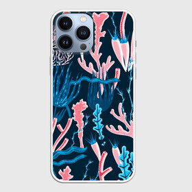 Чехол для iPhone 13 Pro Max с принтом Подводный мир в городе Новоалтайск,  |  | Тематика изображения на принте: colorful | coral | deep | sea | seamless | seaweed | водоросли | глубокий | коралл | красочный | паттерн | подводный мир