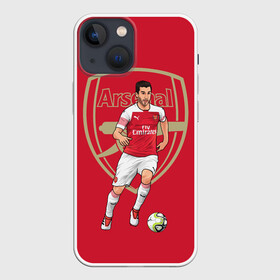 Чехол для iPhone 13 mini с принтом Генрих Мхитарян в городе Новоалтайск,  |  | fc arsenal | henrikh mkhitaryan | генрих мхитарян | фк арсенал | футбол | футболист