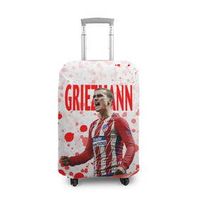 Чехол для чемодана 3D с принтом Антуан Гризманн | Antoine Griezmann (+спина) (Z) в городе Новоалтайск, 86% полиэфир, 14% спандекс | двустороннее нанесение принта, прорези для ручек и колес | antoine griezmann | антуан гризманн | атлетико | барса | барселона | гризман | реал сосьедад | сборная франции