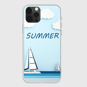 Чехол для iPhone 12 Pro Max с принтом ПАРУСНИКИ | SUMMER (Z) в городе Новоалтайск, Силикон |  | Тематика изображения на принте: ship | ships | summer | кораблик | кораблики | корабль | летняя | лето | лодочка | мореход | одинокая лодка | парусник | судно | яхта | яхты