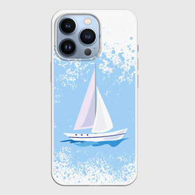 Чехол для iPhone 13 Pro с принтом ОДИНОКАЯ ЛОДКА | SAILBOAT (Z) в городе Новоалтайск,  |  | boat | sailboat | ship | ships | бумага | кораблик | кораблики | корабль | красный парус | лодка | лодочка на белом | мореход | одинокая лодка | оригами | парус | парусник | судно | яхта