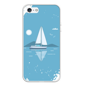 Чехол для iPhone 5/5S матовый с принтом ОДИНОКИЙ ПАРУСНИК | SAILBOAT (Z) в городе Новоалтайск, Силикон | Область печати: задняя сторона чехла, без боковых панелей | boat | sailboat | ship | ships | бумага | кораблик | кораблики | корабль | красный парус | лодка | лодочка на белом | мореход | одинокая лодка | оригами | парус | парусник | судно | яхта
