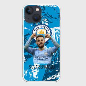 Чехол для iPhone 13 mini с принтом Silva Bernardo Манчестер Сити в городе Новоалтайск,  |  | manchester city | бернарду силва | манчестер сити | сборная португалии | футбол | футболист