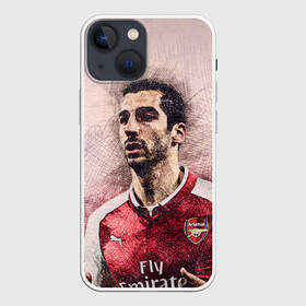 Чехол для iPhone 13 mini с принтом Генрих Мхитарян в городе Новоалтайск,  |  | henrikh mkhitaryan | roma | генрих мхитарян | рома | фк | футбол | футбольный клуб
