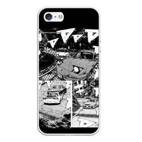 Чехол для iPhone 5/5S матовый с принтом initial d в городе Новоалтайск, Силикон | Область печати: задняя сторона чехла, без боковых панелей | initial d | jdm | авто | аниме | дрифт | инициал ди | уличные гонки