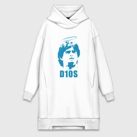 Платье-худи хлопок с принтом Dios Maradona в городе Новоалтайск,  |  | argentina | maradona | messi | sport | аргентина | гол | диего | марадона | месси | мяч | рука бога | спорт | футбол | чемпион