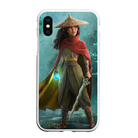 Чехол для iPhone XS Max матовый с принтом Девушка Райя в городе Новоалтайск, Силикон | Область печати: задняя сторона чехла, без боковых панелей | Тематика изображения на принте: драконы | мультик | мультфильмы | последний дракон | райя