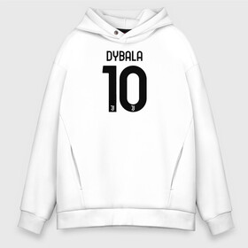 Мужское худи Oversize хлопок с принтом Dybala 10 номер Ювентус в городе Новоалтайск, френч-терри — 70% хлопок, 30% полиэстер. Мягкий теплый начес внутри —100% хлопок | боковые карманы, эластичные манжеты и нижняя кромка, капюшон на магнитной кнопке | 10 | ac milan | champions | fifa | juve | juventus | juvi | paulo dybala | soccer | uefa | дубала | лига чемпионов | номер | пауло дибала | сборная аргентины | спорт | уефа | фифа | фк | футбол | футболист | футбольный клуб | 