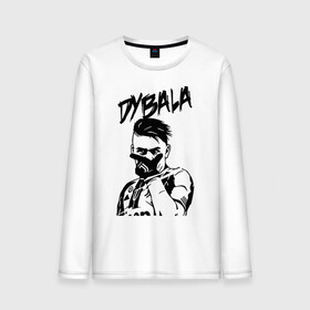 Мужской лонгслив хлопок с принтом DYBALA Juventus жест в городе Новоалтайск, 100% хлопок |  | 10 | ac milan | champions | fifa | juve | juventus | juvi | paulo dybala | soccer | uefa | дубала | лига чемпионов | номер | пауло дибала | сборная аргентины | спорт | уефа | фифа | фк | футбол | футболист | футбольный клуб | 