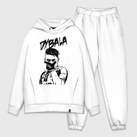 Мужской костюм хлопок OVERSIZE с принтом DYBALA Juventus жест в городе Новоалтайск,  |  | 10 | ac milan | champions | fifa | juve | juventus | juvi | paulo dybala | soccer | uefa | дубала | лига чемпионов | номер | пауло дибала | сборная аргентины | спорт | уефа | фифа | фк | футбол | футболист | футбольный клуб | 