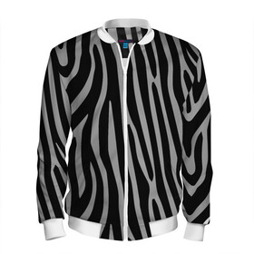 Мужской бомбер 3D с принтом Zebra Camouflage в городе Новоалтайск, 100% полиэстер | застегивается на молнию, по бокам два кармана без застежек, по низу бомбера и на воротнике - эластичная резинка | Тематика изображения на принте: animal | blackandwhite | camouflage | stripes | zebra