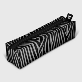 Пенал школьный 3D с принтом Zebra Camouflage в городе Новоалтайск, 100% полиэстер | плотная ткань, застежка на молнии | animal | blackandwhite | camouflage | stripes | zebra