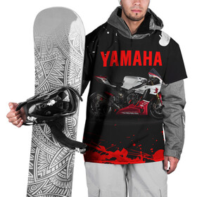 Накидка на куртку 3D с принтом YAMAHA [004] в городе Новоалтайск, 100% полиэстер |  | moto | yamaha | мотоцикл | ямана | ямаха
