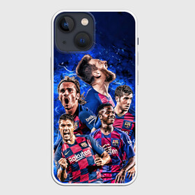 Чехол для iPhone 13 mini с принтом Месси и Суарес в городе Новоалтайск,  |  | lionel messi | luis suarez | luis surez | madrid | барселона | лионель месси | луис альберто суарес | мадрид | фк | футбол | футбольный клуб