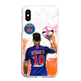 Чехол для iPhone XS Max матовый с принтом НЕЙМАР / NEYMAR / ПСЖ в городе Новоалтайск, Силикон | Область печати: задняя сторона чехла, без боковых панелей | Тематика изображения на принте: football | neymar | paris saint germain football club | sport | uefa | неймар | неймар да силва сантос жуниор | пари сен жермен | псж | сборная бразилии | спорт | уефа. | футбол