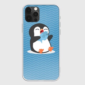 Чехол для iPhone 12 Pro Max с принтом Пингвин в городе Новоалтайск, Силикон |  | Тематика изображения на принте: ест рыбу | морские | океан | пингвин | пингвинчик | рыба | рыбку