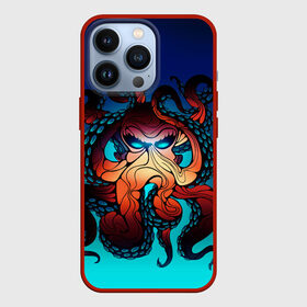Чехол для iPhone 13 Pro с принтом Кракен | Octopus в городе Новоалтайск,  |  | Тематика изображения на принте: animal | beast | kraken | monster | ocean | octopus | sea | water | waves | вода | волны | животные | звери | кракен | монстр | море | океан | осьминог | рыбы | щупальца
