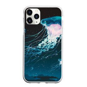 Чехол для iPhone 11 Pro матовый с принтом Рисунок медуза в городе Новоалтайск, Силикон |  | Тематика изображения на принте: medusa | арт | животные | медузы | рисунок | рыбы | щупальца