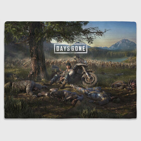 Плед 3D с принтом Days gone Дикон и толпа фриков в городе Новоалтайск, 100% полиэстер | закругленные углы, все края обработаны. Ткань не мнется и не растягивается | action | animals | days gone | deacon | gamer | games | nextgen | pandemic | pc | player | playstation | ps 5 | steam | top | valve | weapon | xbox | zombie | валв | видео игры | животные | жизнь после | зомби | игрок | иксбокс | некстген | оружи