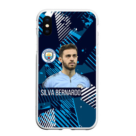 Чехол для iPhone XS Max матовый с принтом Silva Bernardo Манчестер Сити в городе Новоалтайск, Силикон | Область печати: задняя сторона чехла, без боковых панелей | manchester city | бернарду силва | манчестер сити | сборная португалии | футбол | футболист