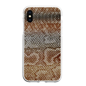 Чехол для iPhone XS Max матовый с принтом Snake skin в городе Новоалтайск, Силикон | Область печати: задняя сторона чехла, без боковых панелей | animal | leather | natural | skin | snake | texture | wild