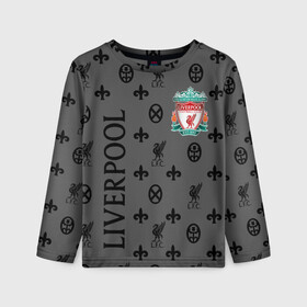 Детский лонгслив 3D с принтом LIVERPOOL / ЛИВЕРПУЛЬ / LV в городе Новоалтайск, 100% полиэстер | длинные рукава, круглый вырез горловины, полуприлегающий силуэт
 | football | liverpool | louis vuitton | lv | sport | uefa | английская премьер лига | ливерпуль | лига финал | луи витон. | матч | спорт | уефа | финал | футбол