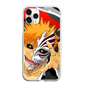 Чехол для iPhone 11 Pro матовый с принтом Bleach, Ичиго Куросаки в городе Новоалтайск, Силикон |  | bleach | hollow | ichigo | аниме | блич | ичиго куросаки | манга | маска | пустой