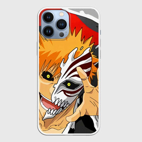 Чехол для iPhone 13 Pro Max с принтом Bleach, Ичиго Куросаки в городе Новоалтайск,  |  | Тематика изображения на принте: bleach | hollow | ichigo | аниме | блич | ичиго куросаки | манга | маска | пустой