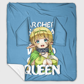 Плед с рукавами с принтом Elf Queen в городе Новоалтайск, 100% полиэстер | Закругленные углы, все края обработаны. Ткань не мнется и не растягивается. Размер 170*145 | anime | diablo | edelgard | greenwood | how not to summon a demon lord | neko | rem | shera | shera greenwood | аниме | анимэ | галлеу | гринвуд | демон | диабло | дьявол | неко | повелитель | повелитель тьмы | рем | шера | шера гринвуд | эдельгард