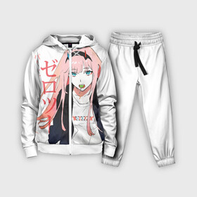 Детский костюм 3D с принтом Zero Two, Darling in the Franx в городе Новоалтайск,  |  | 02 | anime girl | darling in the franxx | zero two | аниме | дарлинг во франксе | девушка с розовыми волосами | манга | милый во франксе | ноль два | розовые волосы | тян