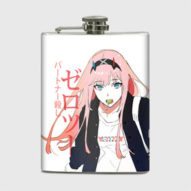 Фляга с принтом Zero Two, Darling in the Franx в городе Новоалтайск, металлический корпус | емкость 0,22 л, размер 125 х 94 мм. Виниловая наклейка запечатывается полностью | Тематика изображения на принте: 02 | anime girl | darling in the franxx | zero two | аниме | дарлинг во франксе | девушка с розовыми волосами | манга | милый во франксе | ноль два | розовые волосы | тян