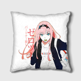 Подушка 3D с принтом Zero Two, Darling in the Franx в городе Новоалтайск, наволочка – 100% полиэстер, наполнитель – холлофайбер (легкий наполнитель, не вызывает аллергию). | состоит из подушки и наволочки. Наволочка на молнии, легко снимается для стирки | 02 | anime girl | darling in the franxx | zero two | аниме | дарлинг во франксе | девушка с розовыми волосами | манга | милый во франксе | ноль два | розовые волосы | тян