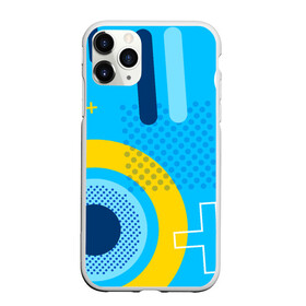 Чехол для iPhone 11 Pro матовый с принтом Геометрические фигуры в городе Новоалтайск, Силикон |  | квадрат | крест | круг | полосы | штрихкод