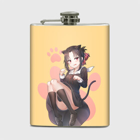 Фляга с принтом Neko Kaguya в городе Новоалтайск, металлический корпус | емкость 0,22 л, размер 125 х 94 мм. Виниловая наклейка запечатывается полностью | anime | chika | chika fujiwara | kaguya | kaguya shinomiya | love | love detective | love is war | miyuki | shinomiya | аниме | анимэ | кагуя | любовь | любовь   это война | чика