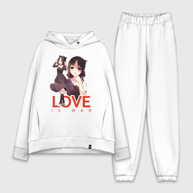 Женский костюм хлопок Oversize с принтом Shinomiya Love is war в городе Новоалтайск,  |  | anime | chika | chika fujiwara | kaguya | kaguya shinomiya | love | love detective | love is war | miyuki | shinomiya | аниме | анимэ | кагуя | любовь | любовь   это война | чика
