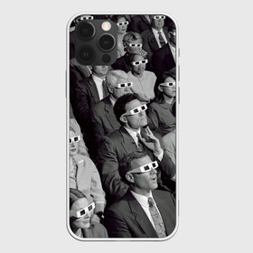 Чехол для iPhone 12 Pro Max с принтом Люди смотрят фильм в 3d очках в городе Новоалтайск, Силикон |  | 20 век | 3д очки | art | black white | cinema | color | emotions | history | human | jacket | man | movie | nostalgia | retro | woman | женщина | искусство | история | кино | кинотеатр | классика | мужчина | ностальгия | пиджак | р