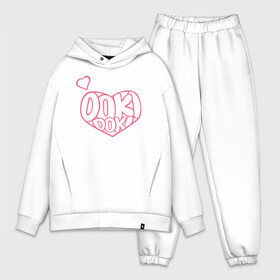 Мужской костюм хлопок OVERSIZE с принтом Doki Doki Literature Club | До в городе Новоалтайск,  |  | Тематика изображения на принте: doki doki | doki doki literature club | monika | natsuki | sayori | team salvato | yuri | доки | доки доки | литературный клуб | моника | нацуки | саёри | тук тук | юри