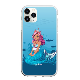 Чехол для iPhone 11 Pro матовый с принтом Mermaid | Русалка | Русалочка в городе Новоалтайск, Силикон |  | mermaid | naiad | nymph | rusalka | ведява | водяница | восточнославянская мифология | дух | лесовица | мифология | морская дева | нимфа | русал | русалии | русалка | русалочка | ундина | фараонка