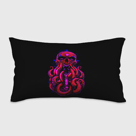 Подушка 3D антистресс с принтом Череп Осьминог Octopus Skull в городе Новоалтайск, наволочка — 100% полиэстер, наполнитель — вспененный полистирол | состоит из подушки и наволочки на молнии | animal | beast | kraken | monster | ocean | octopus | sea | skull | water | waves | вода | животные | звери | кракен | монстр | море | океан | осьминог | рыбы | череп | щупальца