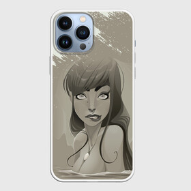 Чехол для iPhone 13 Pro Max с принтом Красивая русалка | Beautiful mermaid в городе Новоалтайск,  |  | Тематика изображения на принте: beautiful mermaid | mermaid | naiad | nymph | rusalka | ведява | водяница | восточнославянская мифология | дух | лесовица | мифология | морская дева | нимфа | русал | русалии | русалка | русалочка | ундина | фараонка