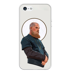 Чехол для iPhone 5/5S матовый с принтом Ragnarr Saint в городе Новоалтайск, Силикон | Область печати: задняя сторона чехла, без боковых панелей | viking | vikings | альфред великий | аслауг | викинг | викинги | конунг | лагерта | один | рагнар лодброк | сериал | сериалы | харальд
