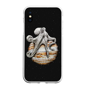 Чехол для iPhone XS Max матовый с принтом Planetary Octopus в городе Новоалтайск, Силикон | Область печати: задняя сторона чехла, без боковых панелей | galaxy | jupiter | octopus | planet | space | stars | stellar | sun | system | галактика | звездная | звезды | космос | осьминог | планета | система | солнце | юпитер