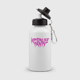 Бутылка спортивная с принтом Afterlife Party в городе Новоалтайск, металл | емкость — 500 мл, в комплекте две пластиковые крышки и карабин для крепления | Тематика изображения на принте: fortnite | gamers | games | music | party | вечеринка | джей бавлин | игры | королевская битва | фортнайт