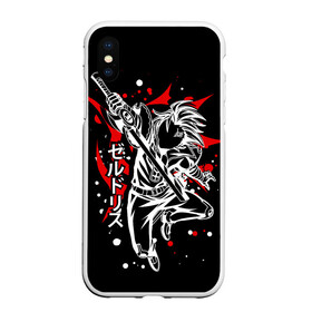 Чехол для iPhone XS Max матовый Семь смертных грехов, Зелдрис: в городе Новоалтайск, Силикон | Область печати: задняя сторона чехла, без боковых панелей | nanatsu no taizai | seven deadly sins | zeldris | аниме | брат мелиодаса | демон | зелдрис | манга