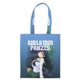 Шоппер 3D с принтом Girls und Panzer в городе Новоалтайск, 100% полиэстер | Плотность: 200 г/м2; Размер: 34×35 см; Высота лямок: 30 см | darjeeling | girls und panzer | girls und panzer правда | дарджилинг | девочки и танки | девушки и танки | катюша | нисидзуми михо | правда | танки