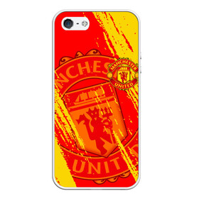 Чехол для iPhone 5/5S матовый с принтом МАНЧЕСТЕР MANCHESTER UNITED в городе Новоалтайск, Силикон | Область печати: задняя сторона чехла, без боковых панелей | football | manchester united football club | sport | uefa | английская премьер лига | лига финал | манчестер юнайтед | матч. | спорт | уефа | финал | футбол