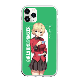 Чехол для iPhone 11 Pro матовый с принтом Darjeeling в городе Новоалтайск, Силикон |  | darjeeling | girls und panzer | girls und panzer правда | дарджилинг | девочки и танки | девушки и танки | катюша | нисидзуми михо | правда | танки