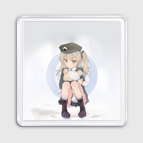 Магнит 55*55 с принтом Girls und Panzer в городе Новоалтайск, Пластик | Размер: 65*65 мм; Размер печати: 55*55 мм | Тематика изображения на принте: darjeeling | girls und panzer | girls und panzer правда | дарджилинг | девочки и танки | девушки и танки | катюша | нисидзуми михо | правда | танки