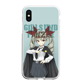 Чехол для iPhone XS Max матовый с принтом Girls und Panzer в городе Новоалтайск, Силикон | Область печати: задняя сторона чехла, без боковых панелей | darjeeling | girls und panzer | girls und panzer правда | дарджилинг | девочки и танки | девушки и танки | катюша | нисидзуми михо | правда | танки