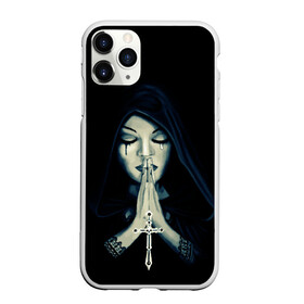Чехол для iPhone 11 Pro матовый с принтом Монашка с крестом в городе Новоалтайск, Силикон |  | анархия | крест | крест и монашка | крест череп | крестик | манархия | манашка | молитва | молится | монашка | монашка и крест | монашка с крестиком | монашка с крестом | монашки | с крестом | череп